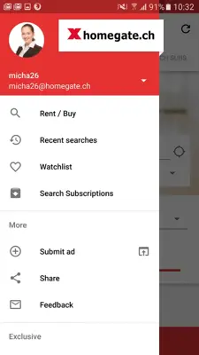 homegate.ch android App screenshot 0